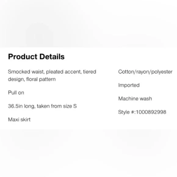 NWT Max Studio London Pull on Tiered Maxi Skirt - Picture 9 of 9